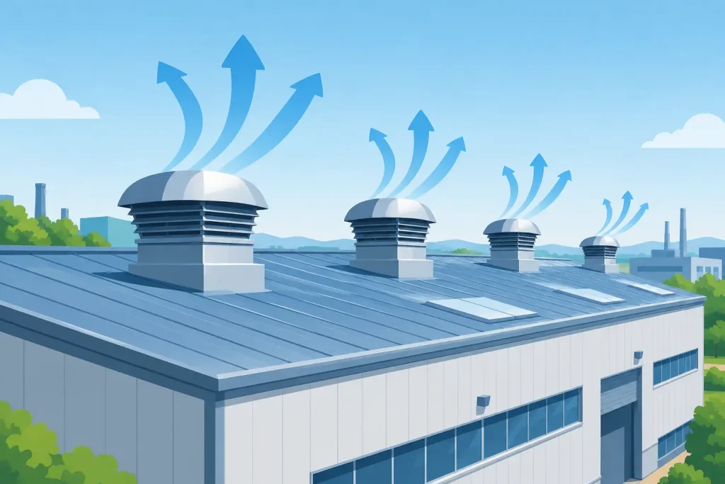 Factory Roof Ventilation for Safer Airflow