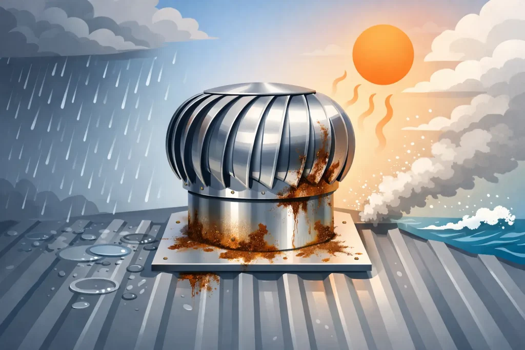 Stainless Steel Roof Ventilator Corrosion Causes